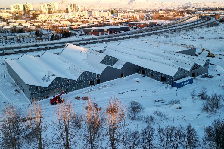 Progress construction Iceland's largest garden centre