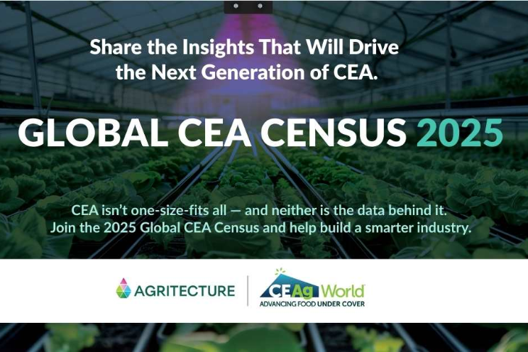 Global CEA Census 2025, shape the future of agriculture