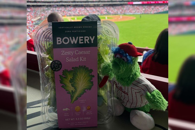 Bowery salad kits available at the Ballpark