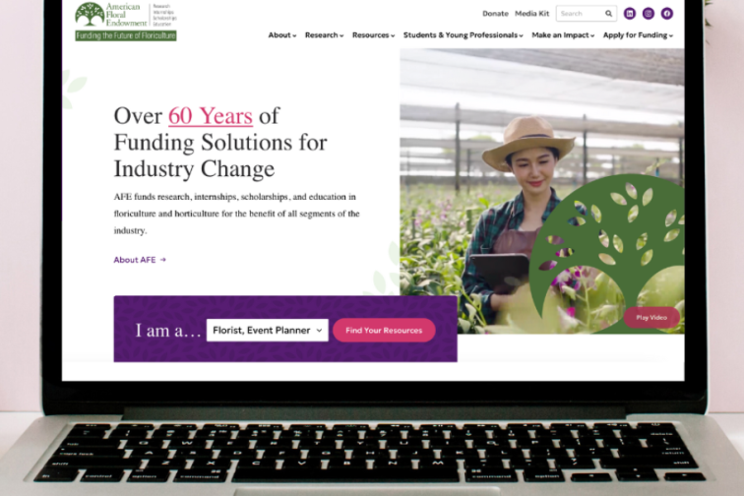 American Floral Endowment unveils redesigned website American Floral Endowment unveils redesigned website