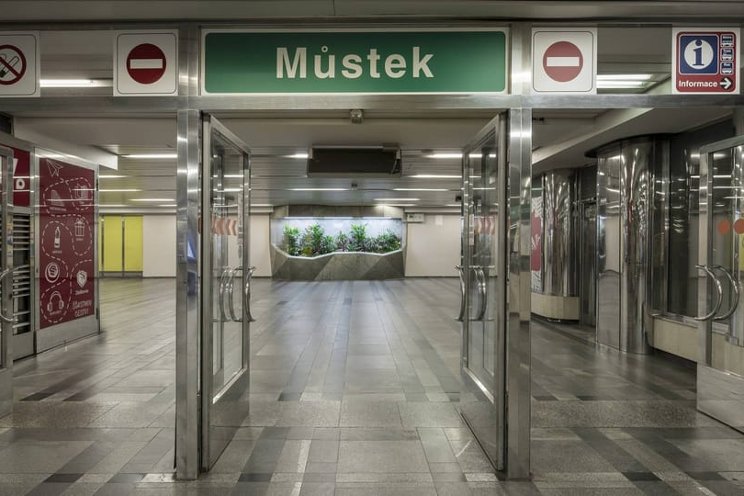 Smart greenhouse allows plants to grow in Prague metro station