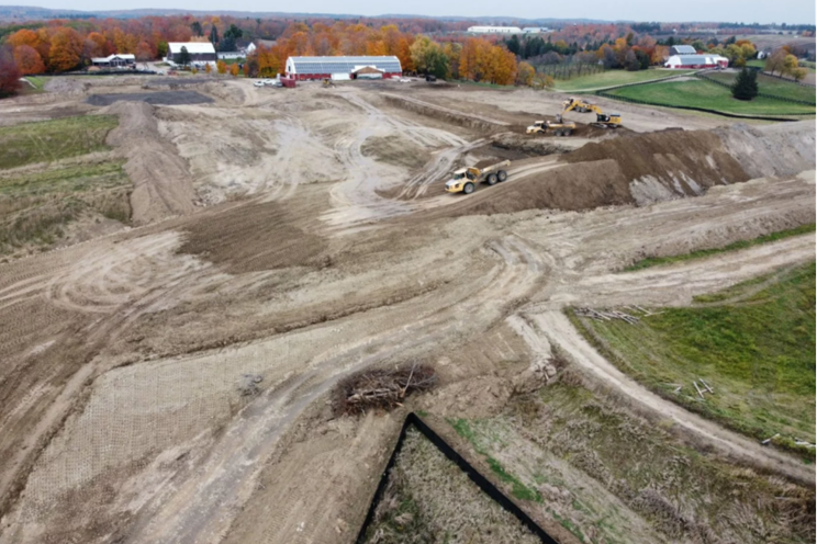 Kinghaven Farms groundworks in full swing