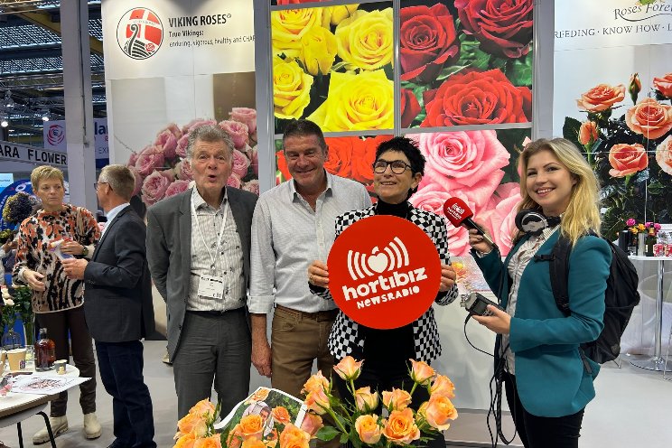 Hortibiz NewsRadio reported from Viking Roses at IFTF