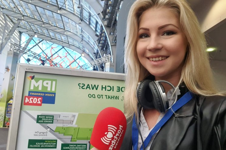 Hortibiz NewsRadio unleashes Romy Stuik at IPM Essen