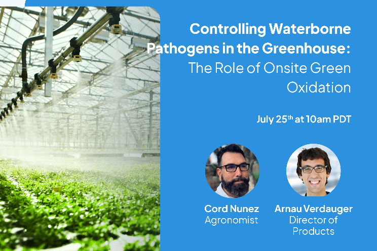Webinar on controlling waterborne pathogens in greenhouses Webinar on controlling waterborne pathogens in greenhouses