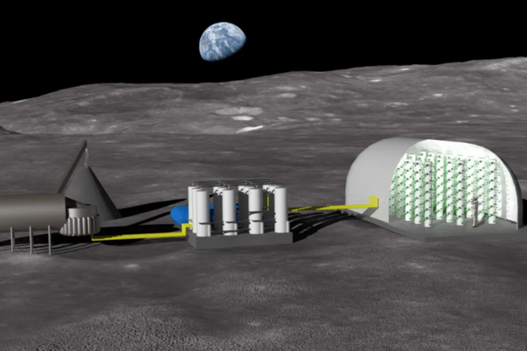 A new hydroponics method to farm on the moon