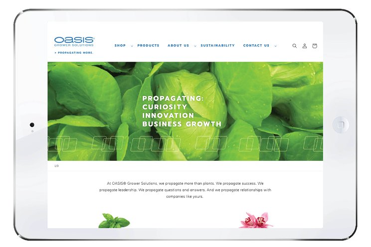 OASIS helps growers more with new website