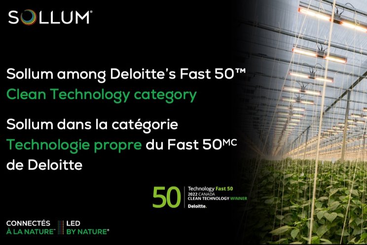 Sollum receives a Deloitte 2022 Fast 50™ award