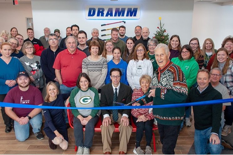 Dramm corporation cuts ribbon at new HQ