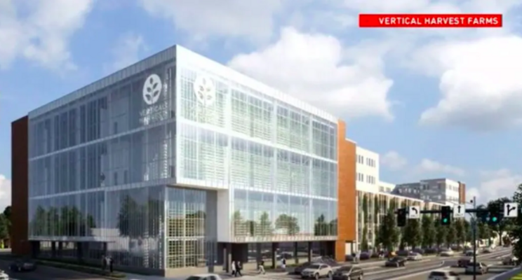 Construction begins on Westbrook vertical farm Construction begins on Westbrook vertical farm