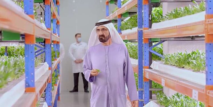 Sheikh Mohammed visits world's largest VF Sheikh Mohammed visits world's largest VF