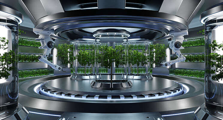 How can smart technology benefit vertical farms?