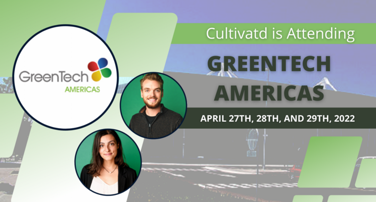 Cultivatd is attending GreenTech Americas on April 27-29th Cultivatd is attending GreenTech Americas on April 27-29th