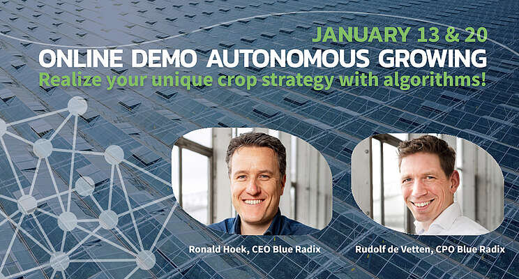 Demo Autonomous Growing with award-winning Crop Controller Demo Autonomous Growing with award-winning Crop Controller