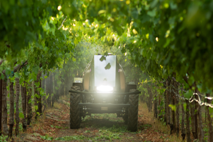 Autonomous vineyard and high-density orchard sprayer Autonomous vineyard and high-density orchard sprayer