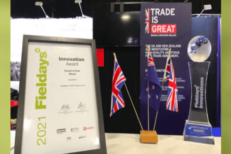 IGS wins Growth & Scale award at Fieldays IGS wins Growth & Scale award at Fieldays