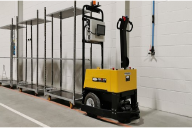 World's first deployment of self-driving greenhouse tow-tractors World's first deployment of self-driving greenhouse tow-tractors