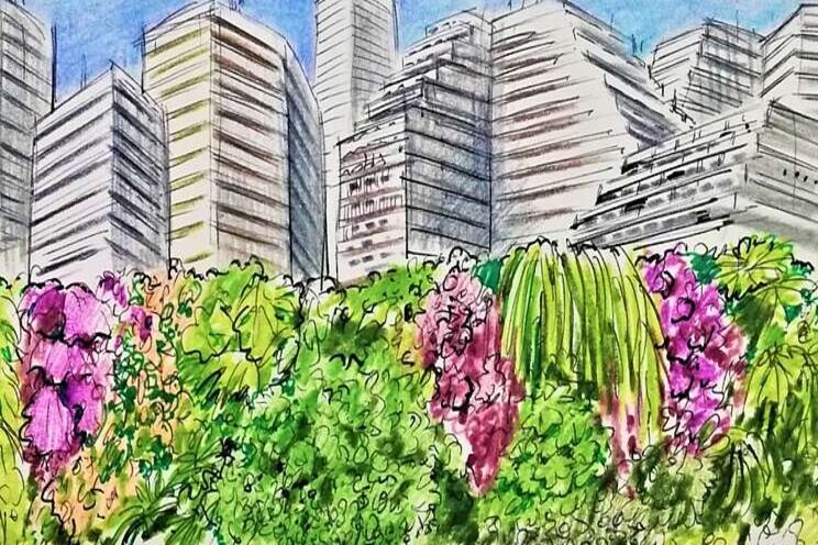 New green space trend in city centers: Vertical gardens New green space trend in city centers: Vertical gardens