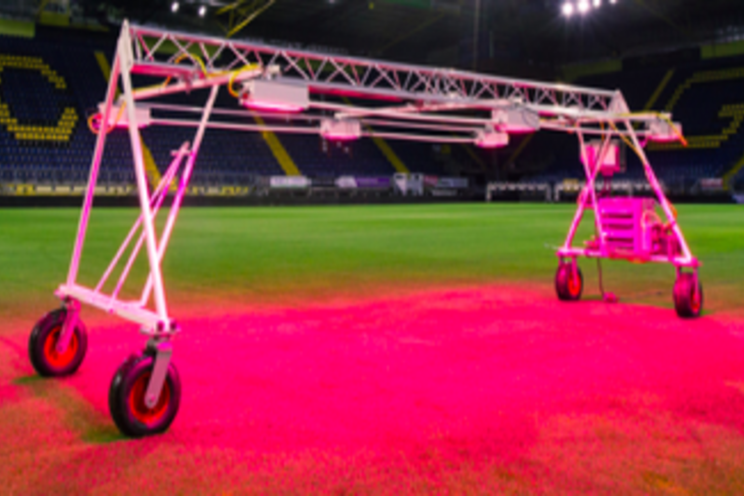 LED light recipe stadium grass at NAC Breda LED light recipe stadium grass at NAC Breda